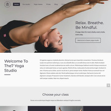 Conception de site Web Yoga Studio avec hébergement et installation Web VPS g...