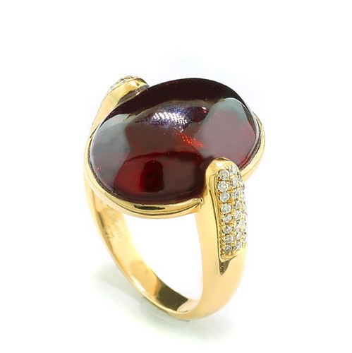 Bague rubelith brillant - bague,