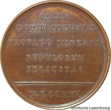 D9354 Rare Médaille Louis XV