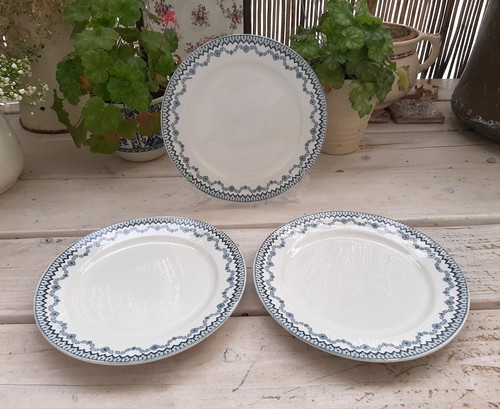 Assiettes plates - 3,
