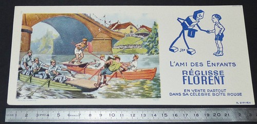 Buvard 1950 reglisse florent - 1950,