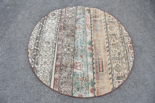 Tapis vintage turc - ,, rond