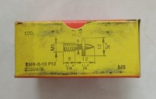 Boîte de 100 goujons / clous filetés Hilti EM6-8-12 P12 - Réf : 21504/6 pour pis