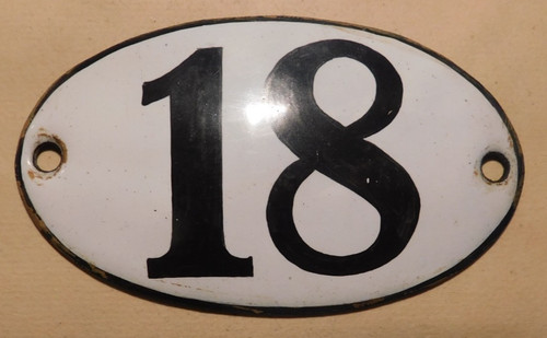 Ancienne plaque émaillée - ÉmaillÉe,
