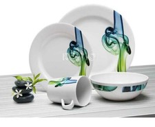 Ensemble De Vaisselle En Mélamine 16 Pièces Pour 4 Personnes