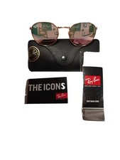 Ray ban round sunglasses metal  RB3447 mirror effect 
