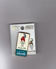 pin's JO Jeux Olympiques Atlanta 1996 100 ans - partenaire Advantis (signé ACOG)