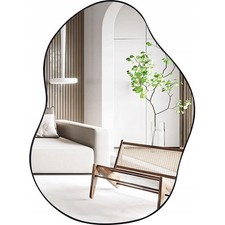 Miroir mural asymétrique
