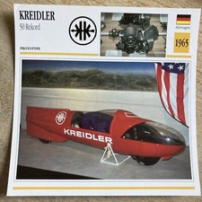 Kreidler 50 Rekord 1965 prototype carte moto collection Atlas Allemagne