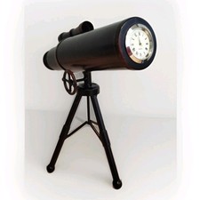 Horologe de Table Bureau Montre Télescope Longue Vue Design déco vintage