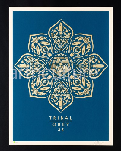 Shepard fairey tribal - fairey, (obey)