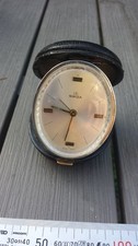 Ancien réveil de voyage mécanique UTI SWIZA à réparer ou pour pièces.