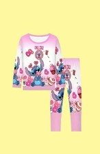 Pyjama 2 Pieces Stitch De Disney  5/6 Et 7/8 Ans Neuf