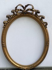 Cadre Médaillon ovale en bois