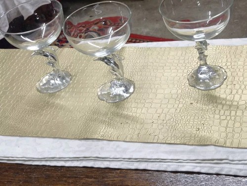 Lot coupes en cristal - de, 3