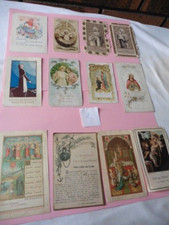 LOT DE 12 IMAGES CARTES RELIGIEUSES "2"