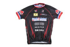 Maillot vélo rétro Halgand Crédit Mutuel Eiffage Doras Skoda Maggioni