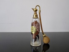 Rare vaporisateur Argy Rousseau en verre émaillé. Atomizer