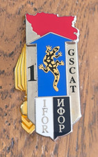 Insigne 1° GSCAT IFOR 1° Mandat  Ex-Yougoslavie  /   Boussemart  /E196