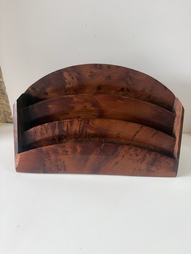 Porte courrier papier - papier, bois