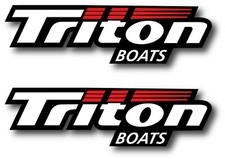 Triton boats logo decal - 2x,
