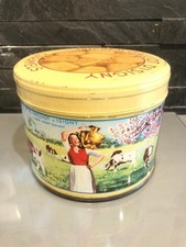 Boite ancienne en métal vide Caramels Isecrem Galliot D'Issigny collection