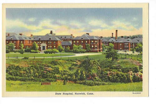 Norwich postcard state - ct,