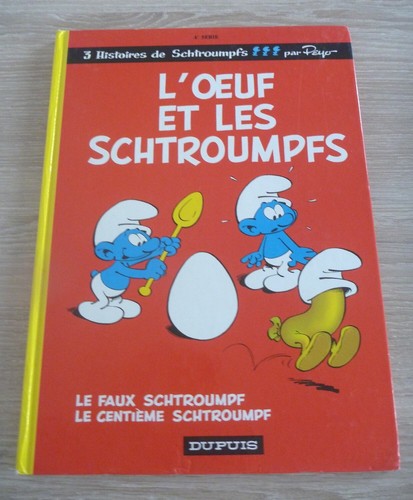 Oeuf les schtroumpfs bd - schtroumpfs,