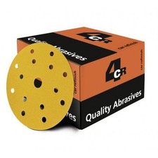 5 Disques abrasifs 15 trous Ø150mm, grain P80, ponceuse (ABR28)