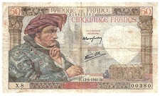 50 Francs Jacques Coeur -