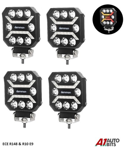 Inch led rouge blanc - rouge,