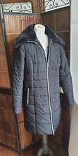 Doudoune longue noire femme