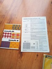 livret de modèle de tricot pour machine à tricoter passap duomatic 80