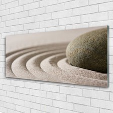 Tableau mural Image sur Plexiglas® 125x50 Art Sable Pierre