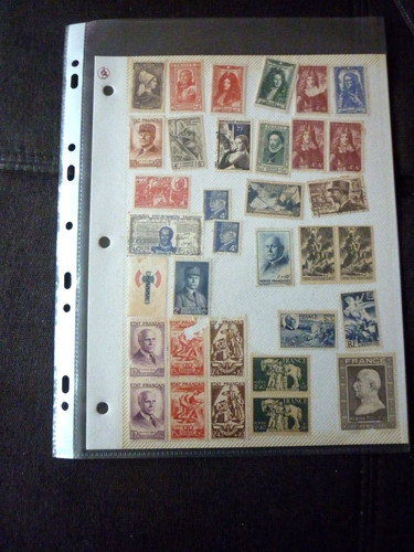 Ancienne planche timbre - de,