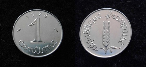 Splendide centime 1974 - centime, avec