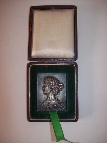 Médaille bronze argenté - médaille, en