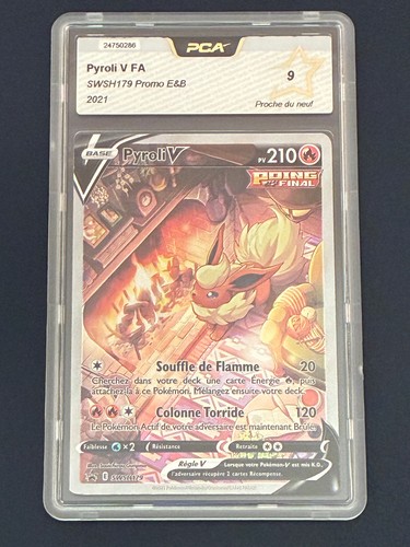 Carte pokemon pyroli fa - v,
