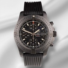 Breitling 44mm Colt Chronograph Noir PVD Cadran Automatique Montre Hommes M13388