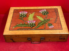 boîte ancienne bois Le Reflectographe incomplète peinture, rangements.....