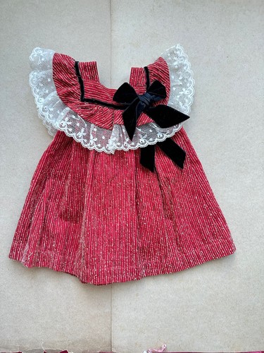 Antique pinafore doll dress - antique,