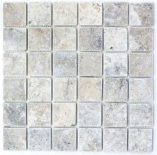 Mosaïque travertin pierre