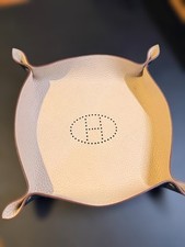 Plateau cuir HERMES Vide Poche