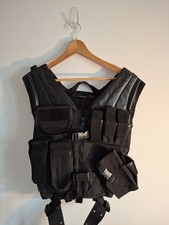 Gilet Tactique MIL TEC noir - Multipoche Sécurité Airsoft