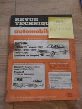 revue technique DATSUN CHERRY 1000 1200 1300 1400 1500 BERLINE COUPE depuis 1979