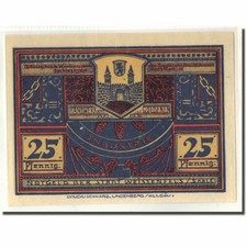 [#662097] Billet, Allemagne, Weissenfels, 25 Pfennig, paysage, 1921, SPL, Mehl:1