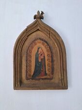 ReproPeinture Ancienne Huile Icône Scène Réligieuse Vierge Et L’enfant Tableau