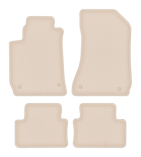 Tapis sol velours beige - de,