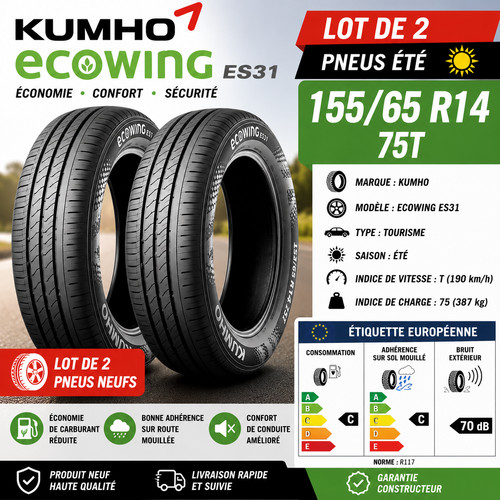 Lot pneus 155 - lot, de