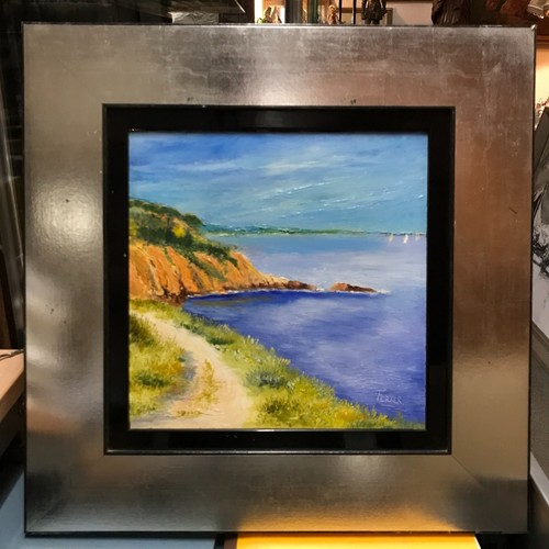 Tableau huile sur toile - , signé